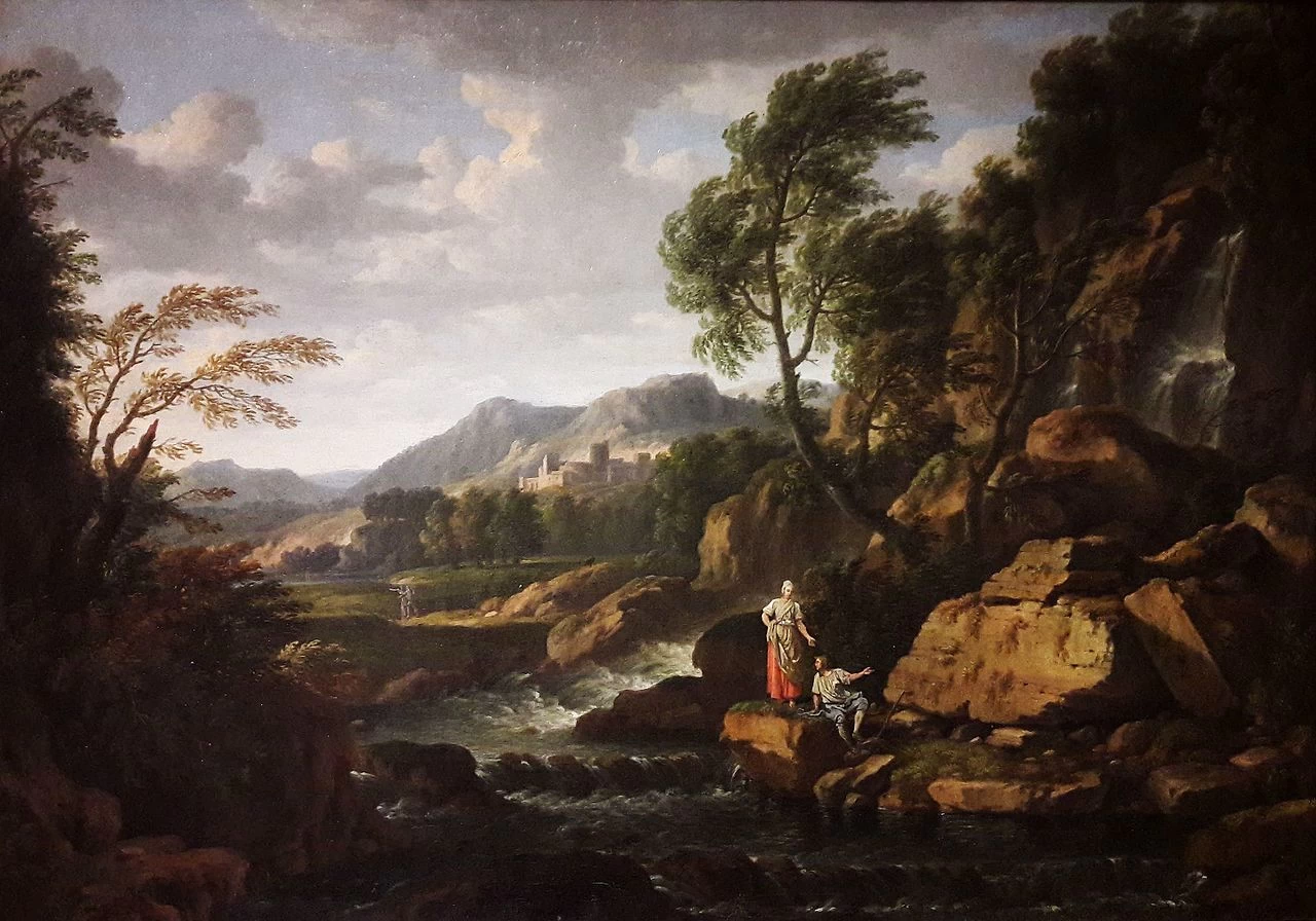 Paesaggio con cascata - Muzeum Narodowe, Varsavia